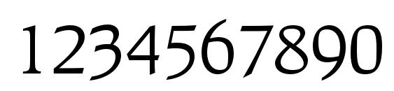 Raleighlightcbt Font, Number Fonts