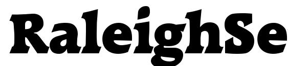 RaleighSerial Black Regular Font
