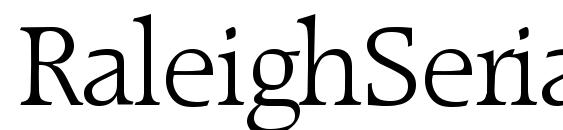 Шрифт RaleighSerial Light Regular