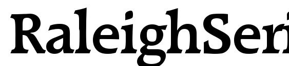 Шрифт RaleighSerial Medium Regular