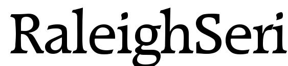 шрифт RaleighSerial Regular, бесплатный шрифт RaleighSerial Regular, предварительный просмотр шрифта RaleighSerial Regular