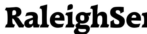 RaleighSerial Xbold Regular font, free RaleighSerial Xbold Regular font, preview RaleighSerial Xbold Regular font