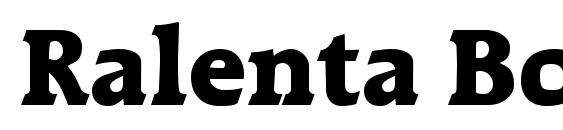 шрифт Ralenta Bold, бесплатный шрифт Ralenta Bold, предварительный просмотр шрифта Ralenta Bold