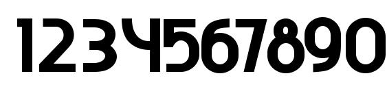 Ralev001 ExtraBold Font, Number Fonts