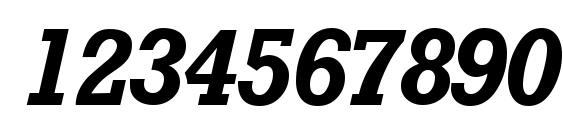 Rambault BoldItalic Font, Number Fonts