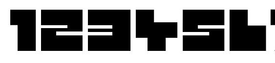 Rammstein Remix Font, Number Fonts