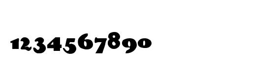 RANDALL Regular Font, Number Fonts