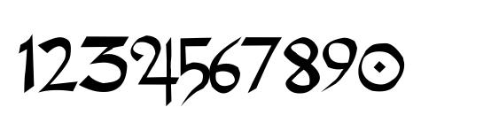 Rane Insular Font, Number Fonts