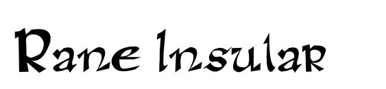 Rane Insular Font