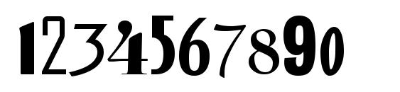 Ransom Bold Font, Number Fonts