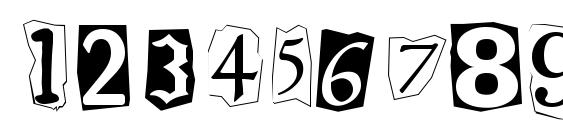 Ransom Font, Number Fonts