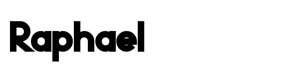 шрифт Raphael, бесплатный шрифт Raphael, предварительный просмотр шрифта Raphael