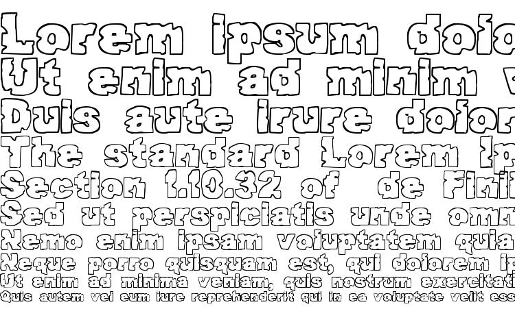 specimens Raptor attack font, sample Raptor attack font, an example of writing Raptor attack font, review Raptor attack font, preview Raptor attack font, Raptor attack font