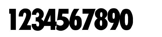 RAQUEL Regular Font, Number Fonts