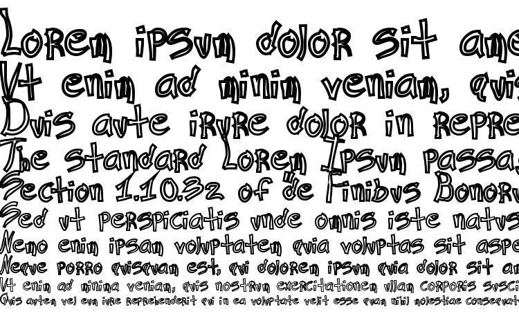 specimens Ras Hand Hollow font, sample Ras Hand Hollow font, an example of writing Ras Hand Hollow font, review Ras Hand Hollow font, preview Ras Hand Hollow font, Ras Hand Hollow font
