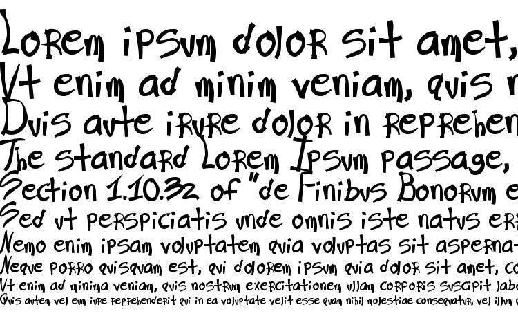 specimens Ras Hand font, sample Ras Hand font, an example of writing Ras Hand font, review Ras Hand font, preview Ras Hand font, Ras Hand font