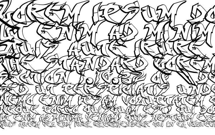 specimens RaseOne Outline font, sample RaseOne Outline font, an example of writing RaseOne Outline font, review RaseOne Outline font, preview RaseOne Outline font, RaseOne Outline font