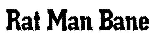 шрифт Rat Man Bane, бесплатный шрифт Rat Man Bane, предварительный просмотр шрифта Rat Man Bane