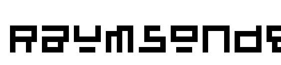 шрифт Raumsonde, бесплатный шрифт Raumsonde, предварительный просмотр шрифта Raumsonde
