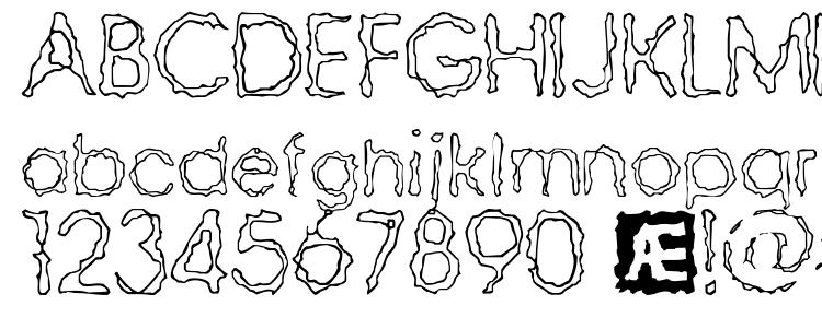 glyphs Ravaged By Years (BRK) font, сharacters Ravaged By Years (BRK) font, symbols Ravaged By Years (BRK) font, character map Ravaged By Years (BRK) font, preview Ravaged By Years (BRK) font, abc Ravaged By Years (BRK) font, Ravaged By Years (BRK) font