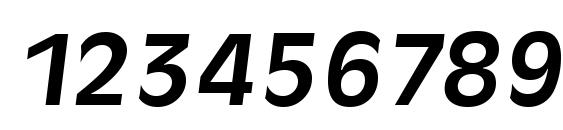 RavennaSerial BoldItalic Font, Number Fonts