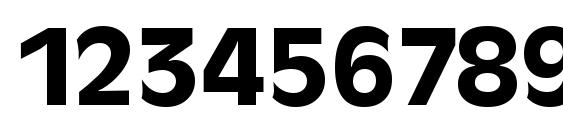 RavennaSerial Xbold Regular Font, Number Fonts