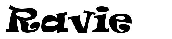 Ravie font, free Ravie font, preview Ravie font