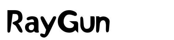 шрифт RayGun, бесплатный шрифт RayGun, предварительный просмотр шрифта RayGun
