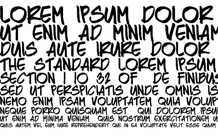 specimens Razing Regular font, sample Razing Regular font, an example of writing Razing Regular font, review Razing Regular font, preview Razing Regular font, Razing Regular font