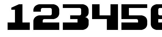 Razor 1911 Font, Number Fonts