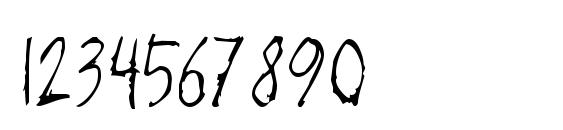 Razor Keen Font, Number Fonts
