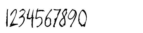 RazorKeen Regular Font, Number Fonts