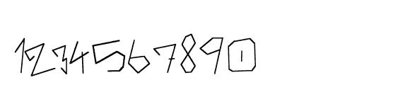 REAl BrEakerz Font, Number Fonts