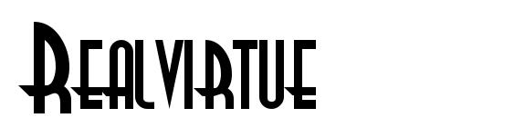 Realvirtue font, free Realvirtue font, preview Realvirtue font
