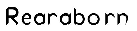 Rearaborn font, free Rearaborn font, preview Rearaborn font