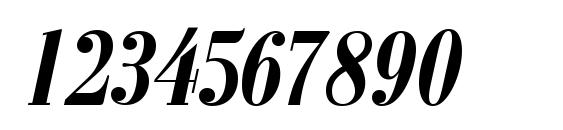 Recital SSi Bold Italic Font, Number Fonts
