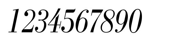 Шрифт Recital SSi Italic, Шрифты для цифр и чисел