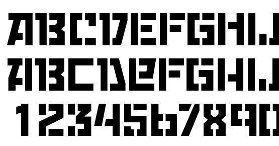 Red October Stencil Font Download Free / LegionFonts