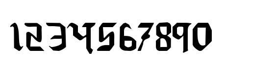 Redcoat Font, Number Fonts