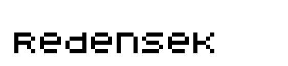 шрифт Redensek, бесплатный шрифт Redensek, предварительный просмотр шрифта Redensek