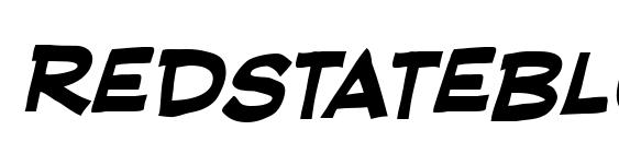 шрифт RedStateBlueState BB Bold, бесплатный шрифт RedStateBlueState BB Bold, предварительный просмотр шрифта RedStateBlueState BB Bold