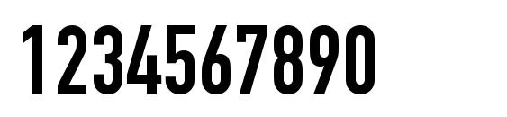 Reducto Condensed SSi Condensed Font, Number Fonts