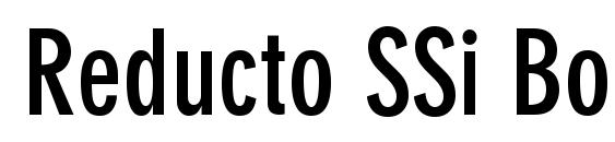 Reducto SSi Bold Font