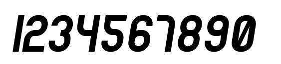 Reflex Bold Italic Font, Number Fonts