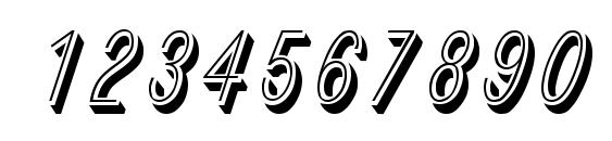 Reflex Regular Font, Number Fonts