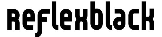 Reflexblack Font
