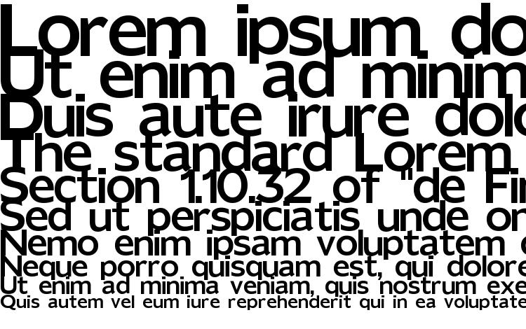 specimens Reforma font, sample Reforma font, an example of writing Reforma font, review Reforma font, preview Reforma font, Reforma font