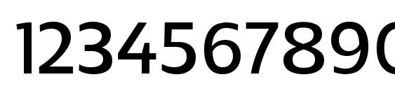 Regan DemiBold Font, Number Fonts