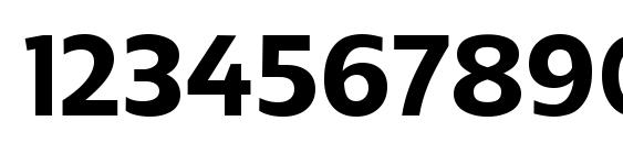 Regan ExtraBold Font, Number Fonts