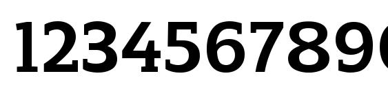 ReganSlab Bold Font, Number Fonts